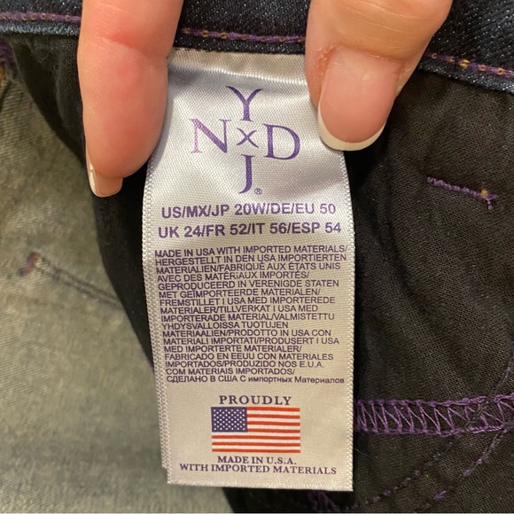 NYDJ Samantha Slim Jeans, 20W - Picture 4 of 5